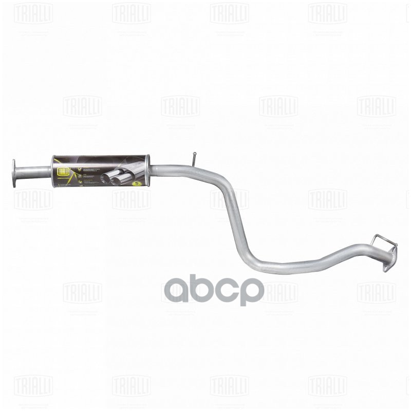 Глушитель Chery Bonus (11-) доп. резонатор (алюм. сталь) (EAM 2810) Trialli арт. EAM2810