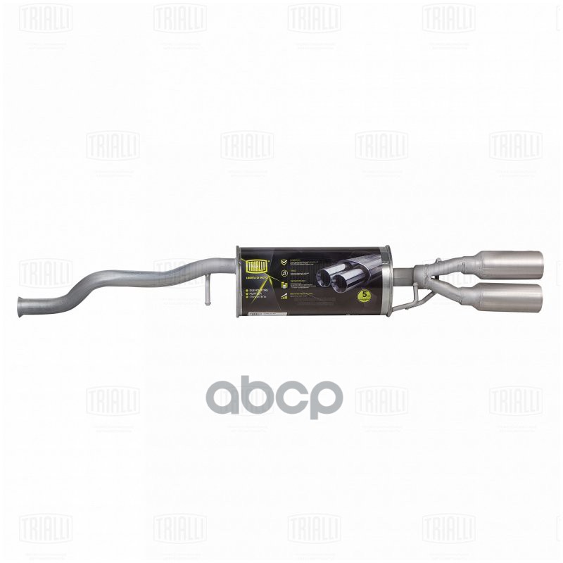 Глушитель для а/м Лада Vesta Cross (17-) осн. (алюм. сталь) TRIALLI EMM 0126 Trialli арт. EMM 0126