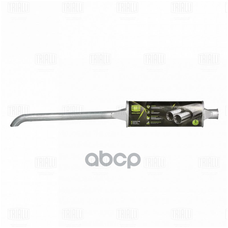 Глушитель для с/т МТЗ 80/82/Т-40 осн. длинный (L=1350/d60) (алюм. сталь) TRIALLI EMM 0212 Trialli арт. EMM 0212