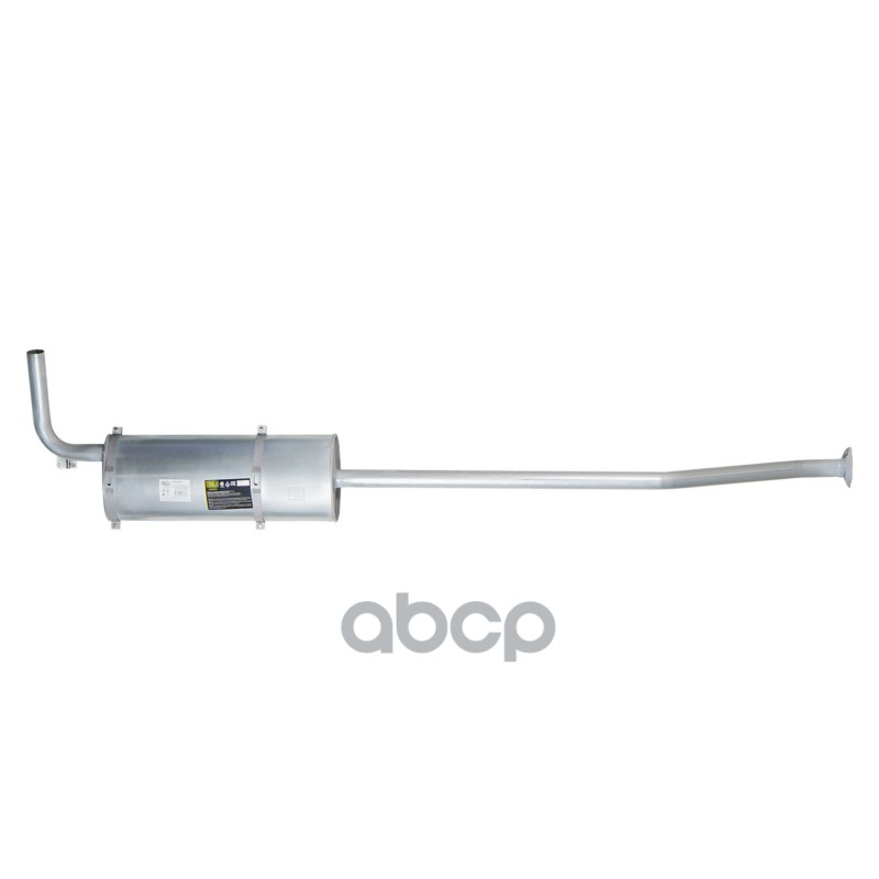 Глушитель ГАЗель Бизнес (330202) УМЗ Евро4 с ГУР осн.+хомуты удл.база (алюм. ст.) (EMM 0329) Trialli арт. EMM0329