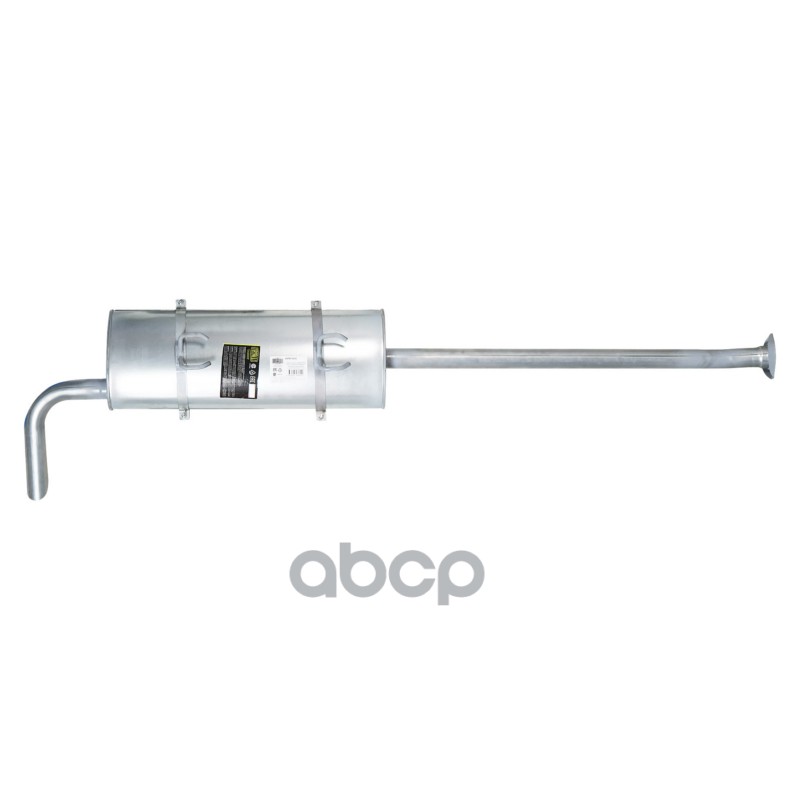 Глушитель ГАЗель Бизнес (330202) дв.УМЗ Евро4 осн.+хомуты удл. база (алюм. сталь) (EMM 0331) Trialli арт. EMM0331