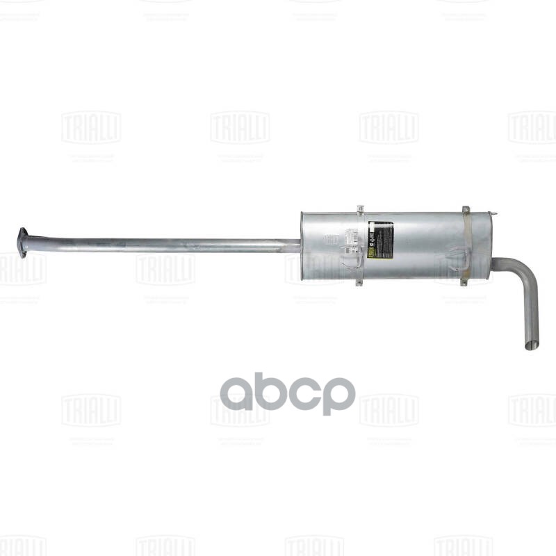 Глушитель ГАЗель Бизнес (330232) УМЗ, ISF2.8L Евро3/4 осн.+хомуты удл. (алюм.ст.) (EMM 0346) Trialli арт. EMM0346