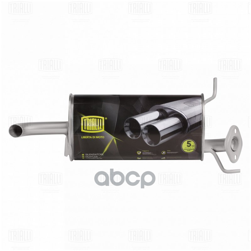 Глушитель Kia Spectra (00-) осн. (алюм. сталь) (EMM 0802) Trialli арт. EMM0802