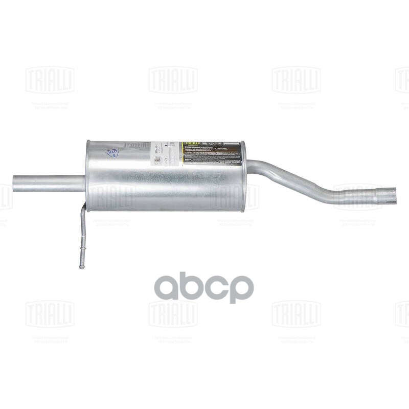 Глушитель Для А/М Renault Sandero (07-) Осн. (Алюм. Сталь) Trialli Emm 0906 Trialli арт. EMM 0906