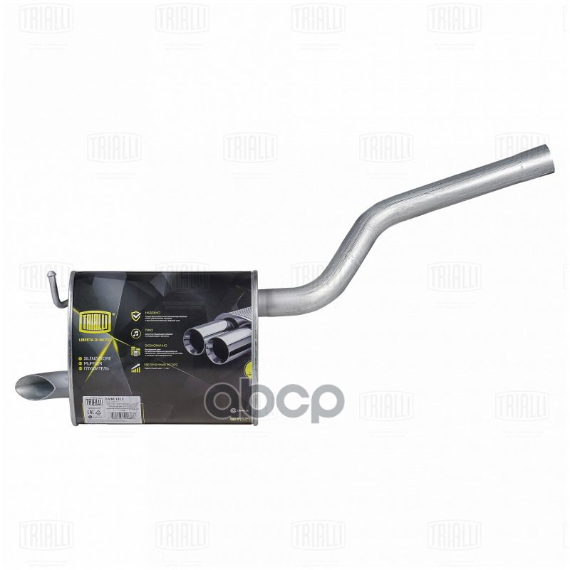 Глушитель Для А/М Skoda Octavia A5 (04-) 1.6I Осн. (Алюм. Сталь) Trialli Emm 1815 Trialli арт. EMM 1815