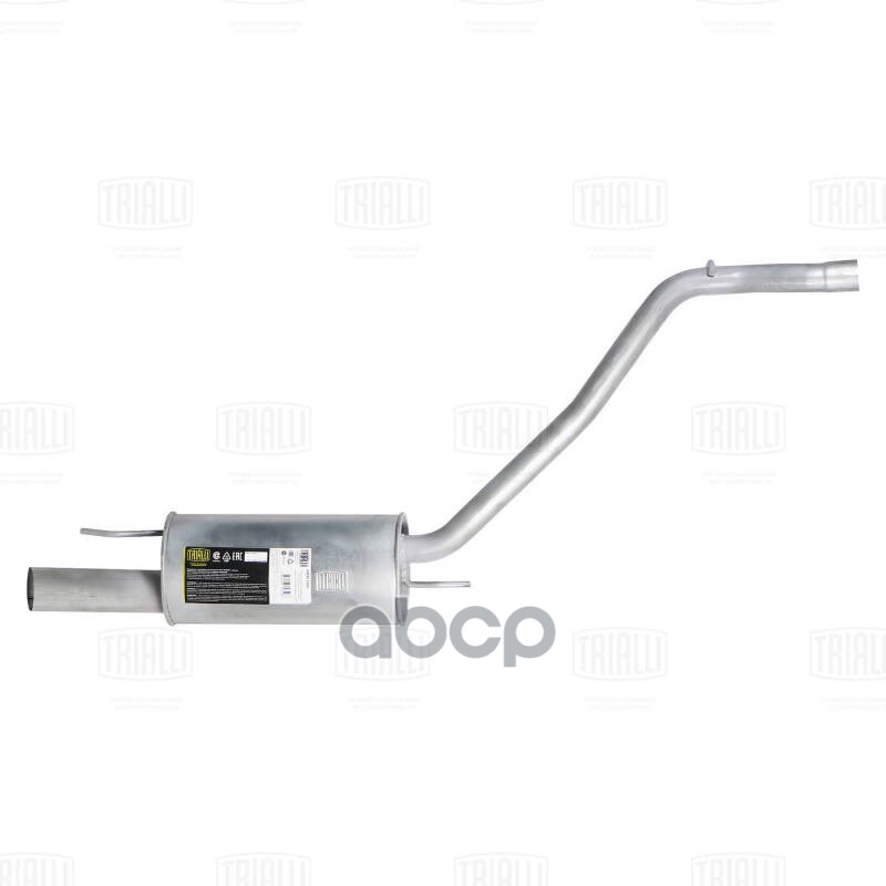 Глушитель VW Transporter T4 (90-) 2.0i/2.5i/2.8i осн. (алюм. сталь) (EMM 1906) Trialli арт. EMM1906
