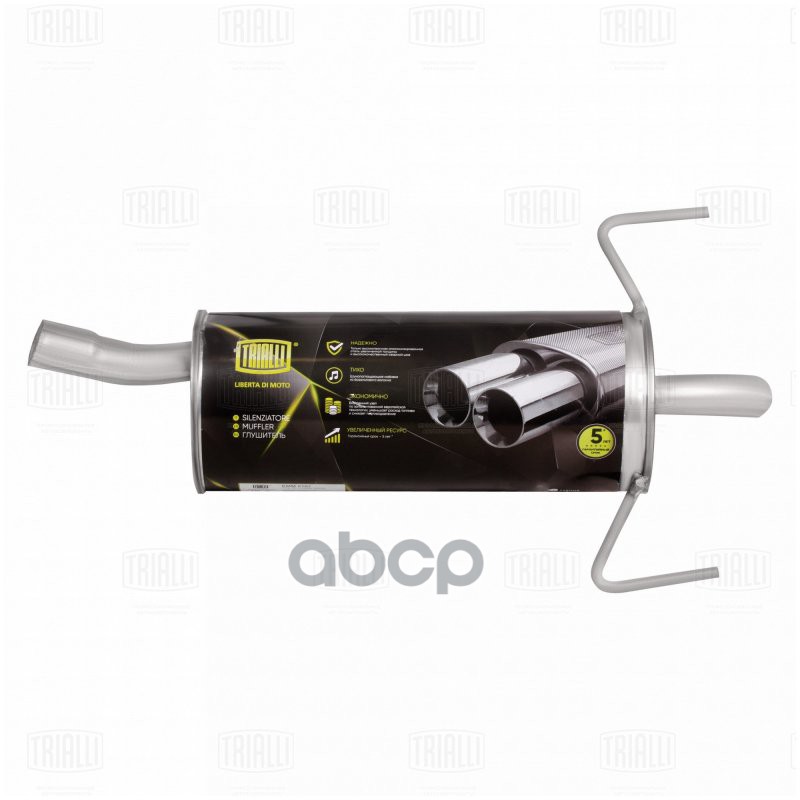 Глушитель Opel Astra H (04-) Хетч./Унив. Осн. (Алюм. Сталь) (Emm 2107) Trialli арт. EMM2107