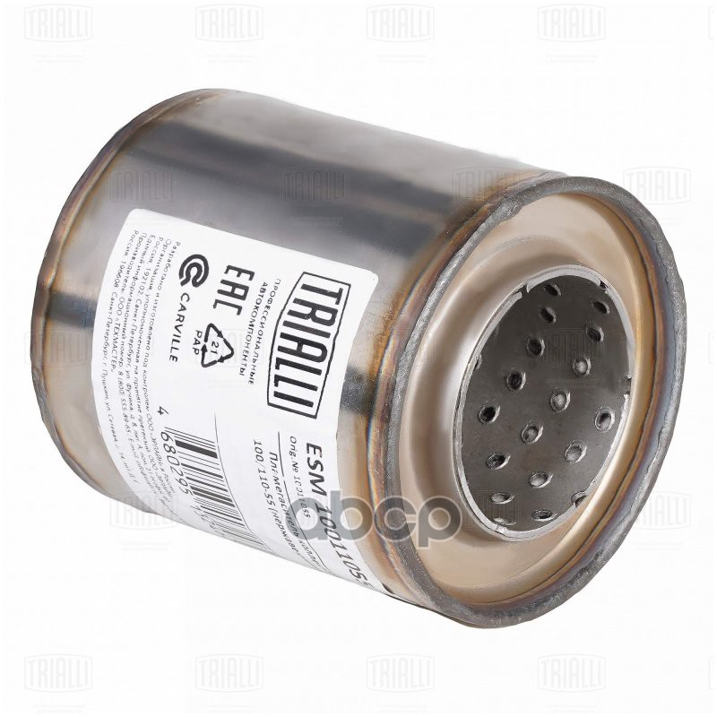 Пламегаситель коллекторный 100/110-55 (нерж. сталь) (ESM 10011055) Trialli арт. ESM10011055