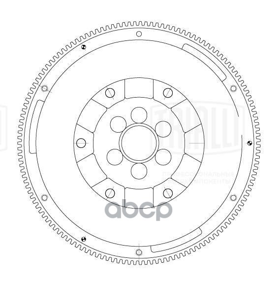 Маховик VW Tiguan (07-)/Passat B6 (05-) 2.0TDI (двухмасс.) (FW 1829) Trialli арт. FW1829