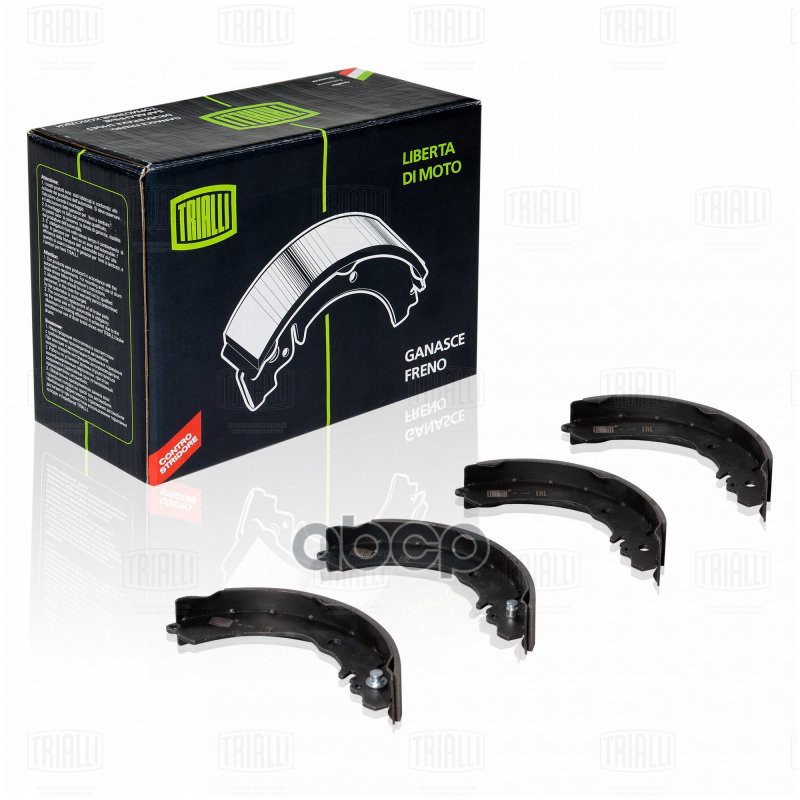 Колодки торм. Mitsubishi Carisma (95-) барабан. 203x37 т/с Akebono (а/м без ABS) (GF 1103) Trialli арт. GF1103