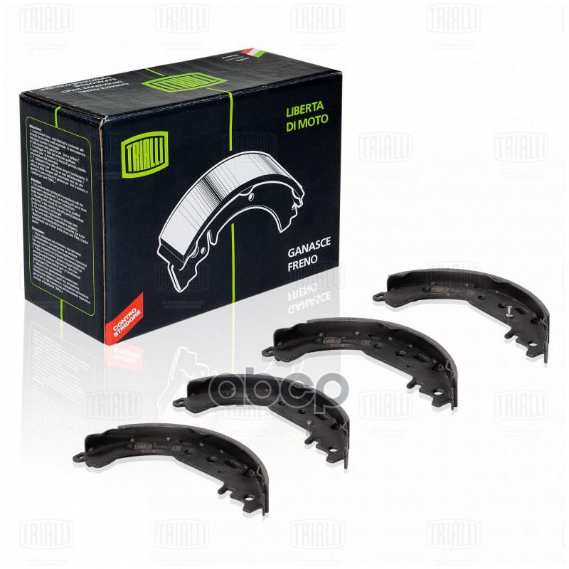 Колодки торм. Toyota Corolla (01-)/Yaris Verso (99-) барабан. 200x32 т/с Akebono (GF 1911) Trialli арт. GF1911