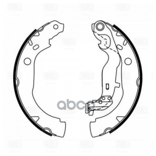 Колодки торм. для а/м RenaulTDuster (10-)4WDбарабан. 228x42 GF4412 Trialli арт. GF4412