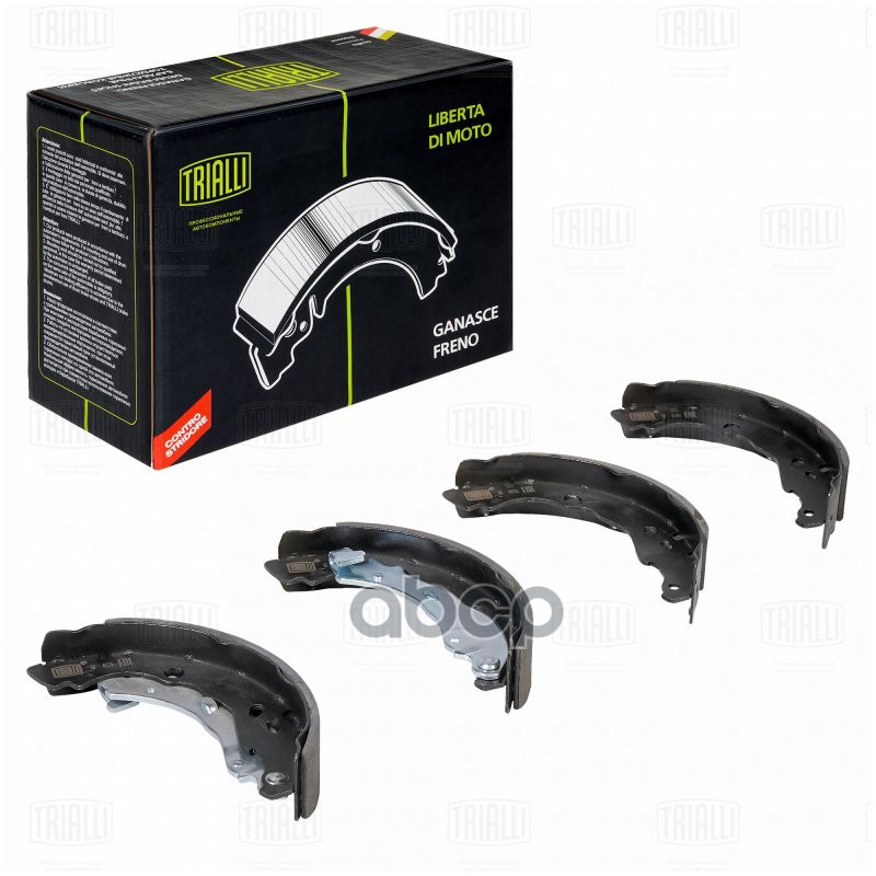 Колодки торм. для а/м PeugeoT1007 (05-)/CitroeNC2 (03-)/C3 (02-)барабан. 203x37 GF4576 Trialli арт. GF4576