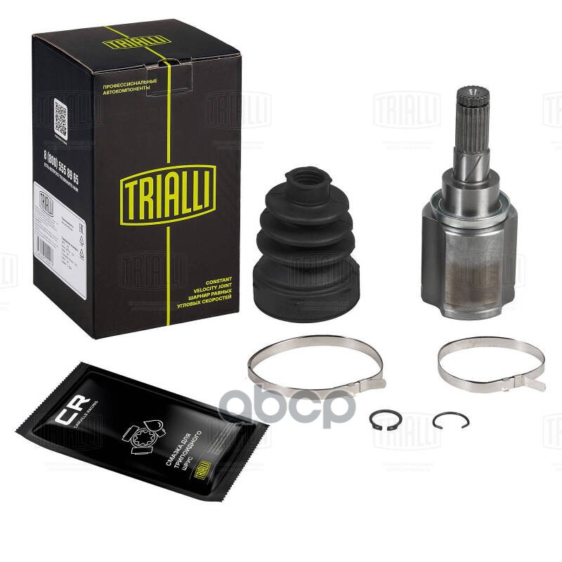 ШРУС для а/м Nissan Qashqai (06-)/(13-)/X-Trail T31 (07-)/T32 (14-) (внутр. зад.) GO1455 Trialli арт. GO1455