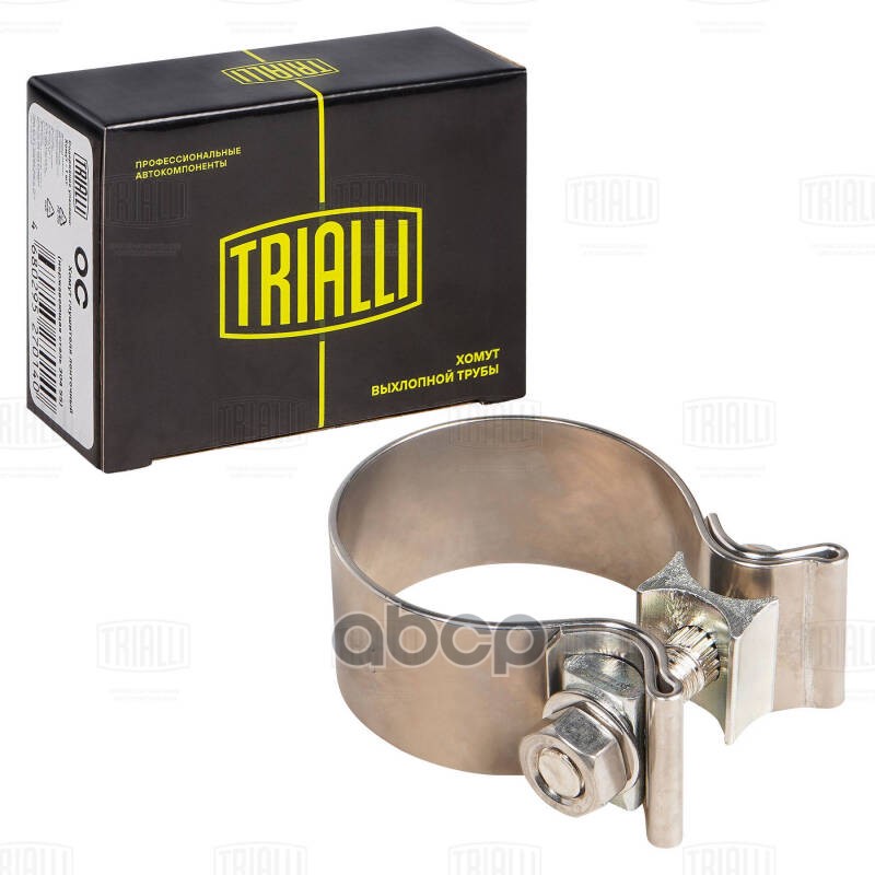 Хомут глушителя ленточный D51 мм нерж. сталь OC 51 SS Trialli арт. OC51SS