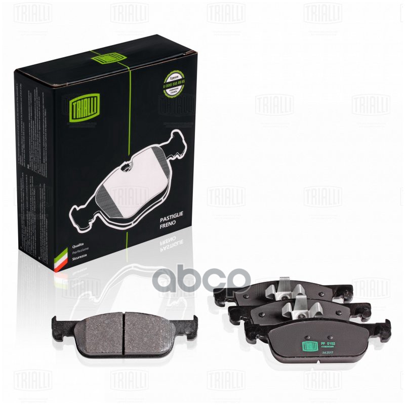 Колодки торм. Лада XRay (15-)/Logan II (13-) диск. перед. 155x49 (PF 0102) Trialli арт. PF0102