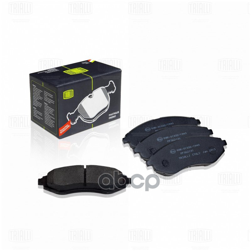 Колодки торм. для а/м Chevrolet Aveo T200 (02-)/T255 (08-) диск. перед. (PF 062101) Trialli арт. pf-062101