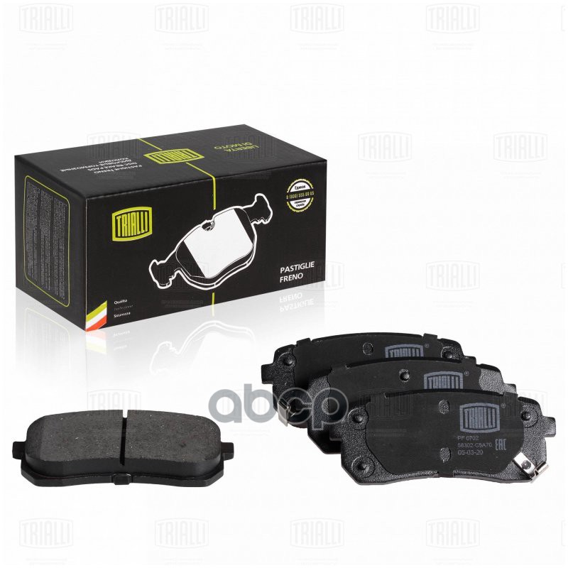 Колодки торм. Kia Sorento III (14-)/Hyundai H-1 (08-) диск. зад. (PF 0702) Trialli арт. PF0702