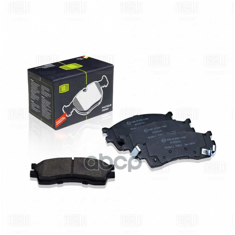Колодки торм. для а/м Kia Rio (00-) диск. перед. c 2002 г/в TRIALLI PF 073101 Trialli арт. PF 073101