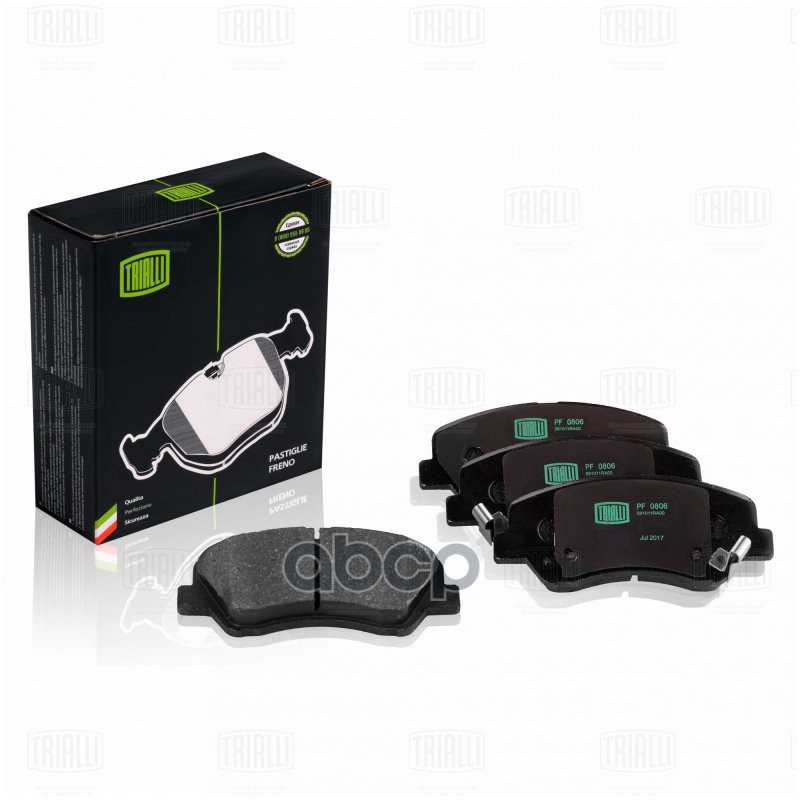 Колодки торм. Hyundai Solaris (10-)/Kia Rio (10-) диск. перед. (PF 0806) Trialli арт. PF0806