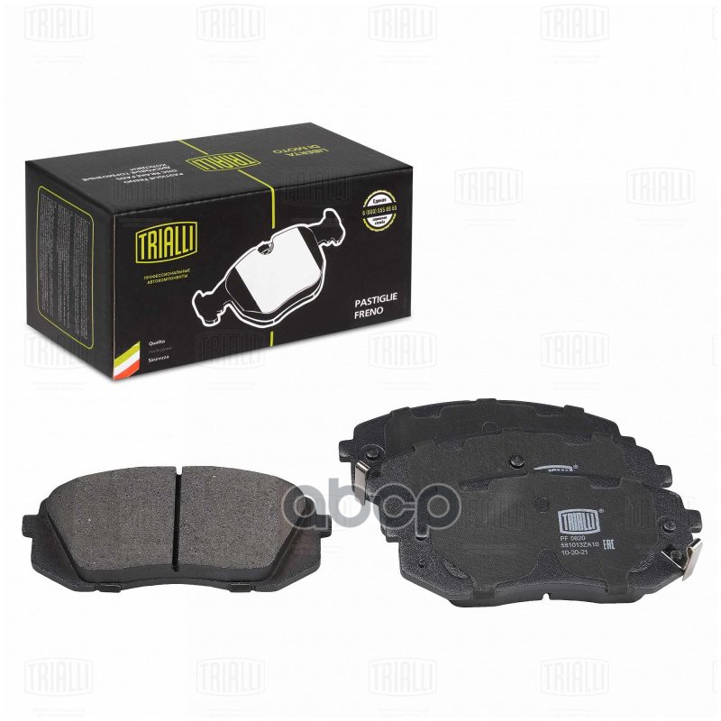 Колодки торм. для а/м Kia Sportage IV (15-) диск. перед. (PF 0820) Trialli арт. PF0820