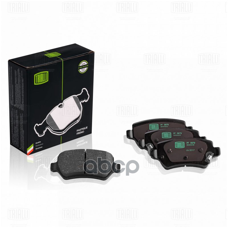 Колодки торм. диск. зад. Kia Ceed 12/Opel Astra G 98  PF0879 Trialli арт. PF0879