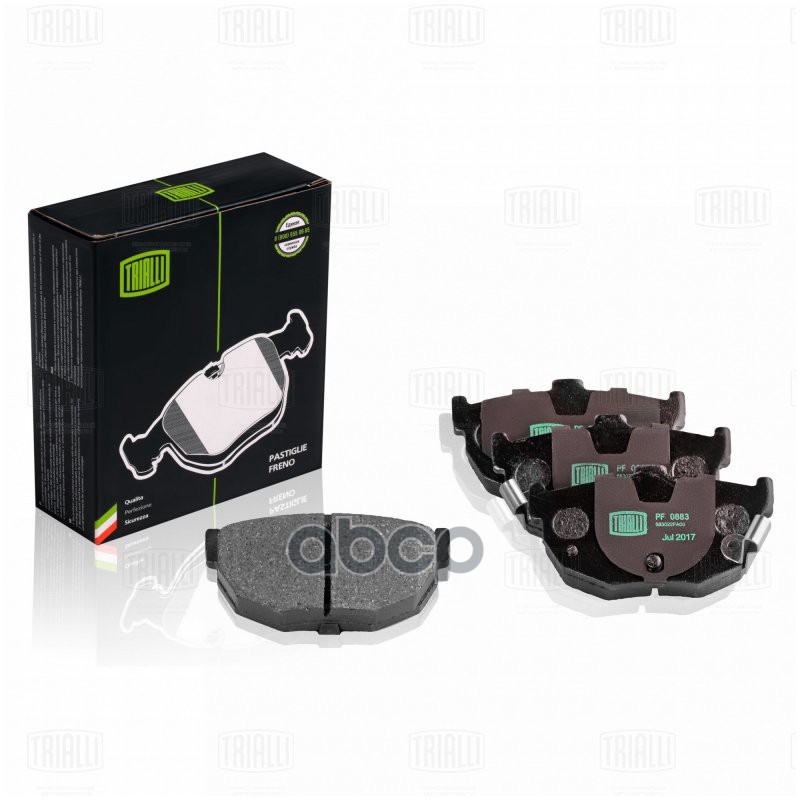 Колодки торм. Kia Spectra (00-) диск. зад. (PF 0883) Trialli арт. PF0883