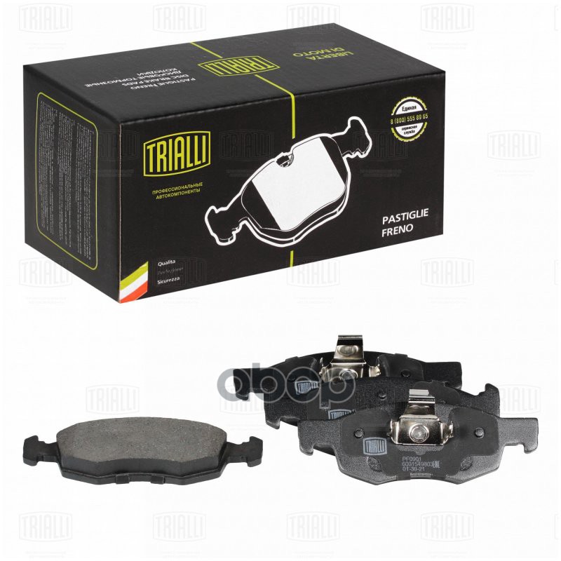 Колодки торм. Renault Logan MCV (08-) диск. перед. (PF 0901) Trialli арт. PF0901