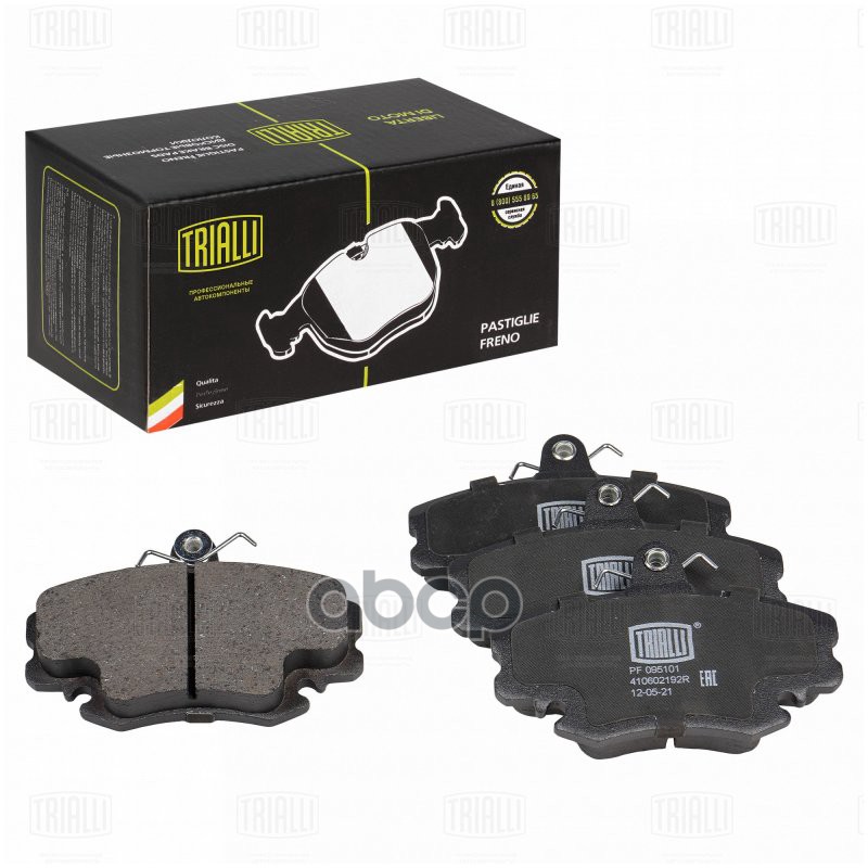 Колодки тормозные передние Renault Logan 04-/Megane 96- PF095101 Trialli арт. PF095101
