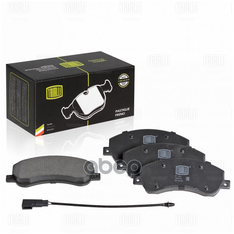 Колодки торм. Ford Transit (06-) диск. перед. (в компл. с датчиком) (PF 1044) Trialli арт. PF1044
