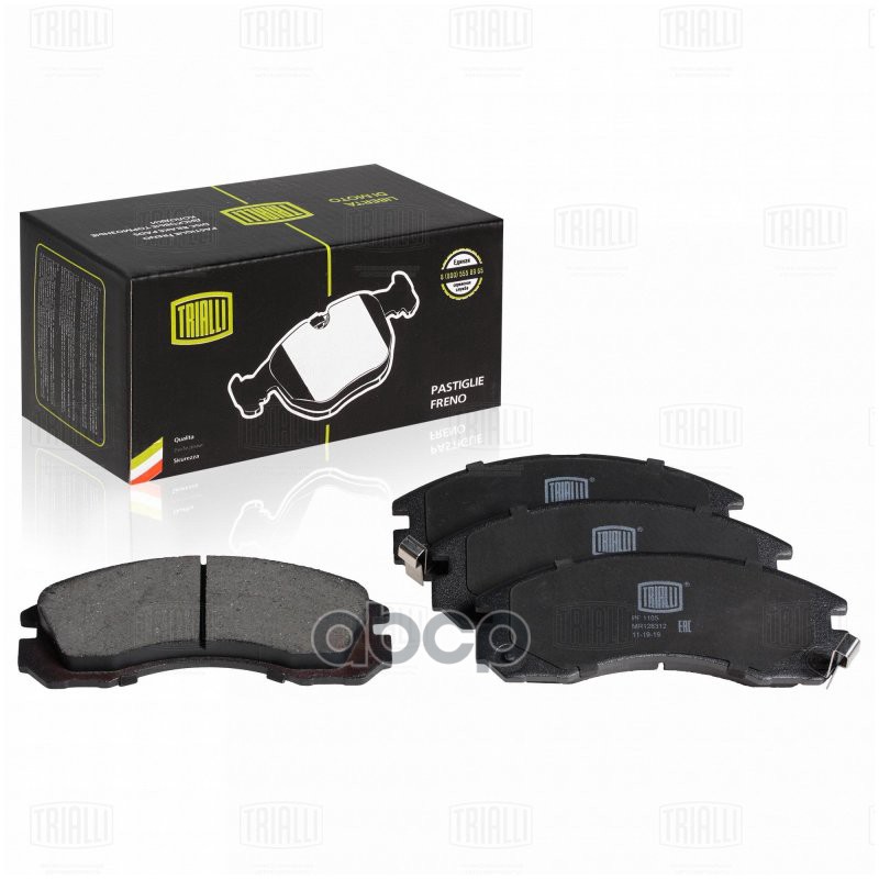 Колодки торм. Mitsubishi Outlander XL (05-) диск. перед. (PF 1105) Trialli арт. PF1105