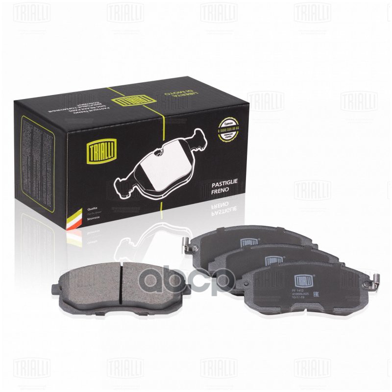 Колодки торм. Suzuki SX4 (06-)/Nissan Teana J32 (08-) диск. перед. т/с Hitachi (PF 1412) Trialli арт. PF1412