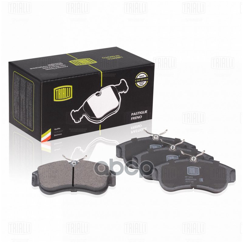 Колодки торм. Nissan Almera N16 (00-) диск. перед. без ABS (PF 1414) Trialli арт. PF1414
