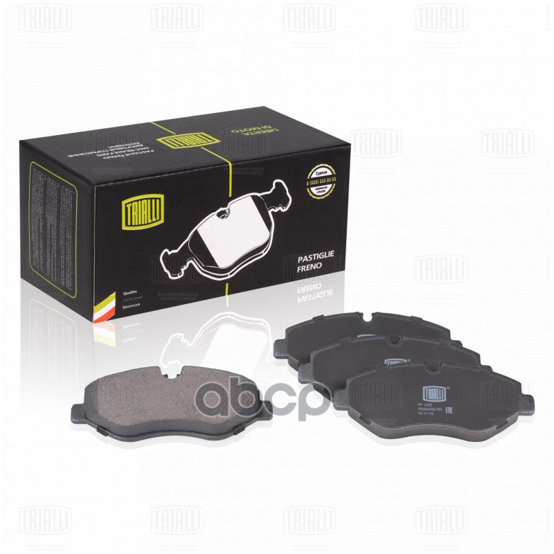 Колодки торм. Mercedes Sprinter (06-) (906) 3t диск. перед. (PF 1505) Trialli арт. PF1505