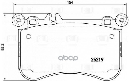 Колодки Торм. Mercedes E (W212 (09-),S (W221 (05-),Cls (W218 (10-) Диск. Перед. Pf 150601 Trialli арт. PF150601