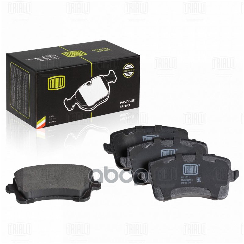 Колодки торм. Audi Q5 (08-) диск. зад. (PF 1811) Trialli арт. PF1811