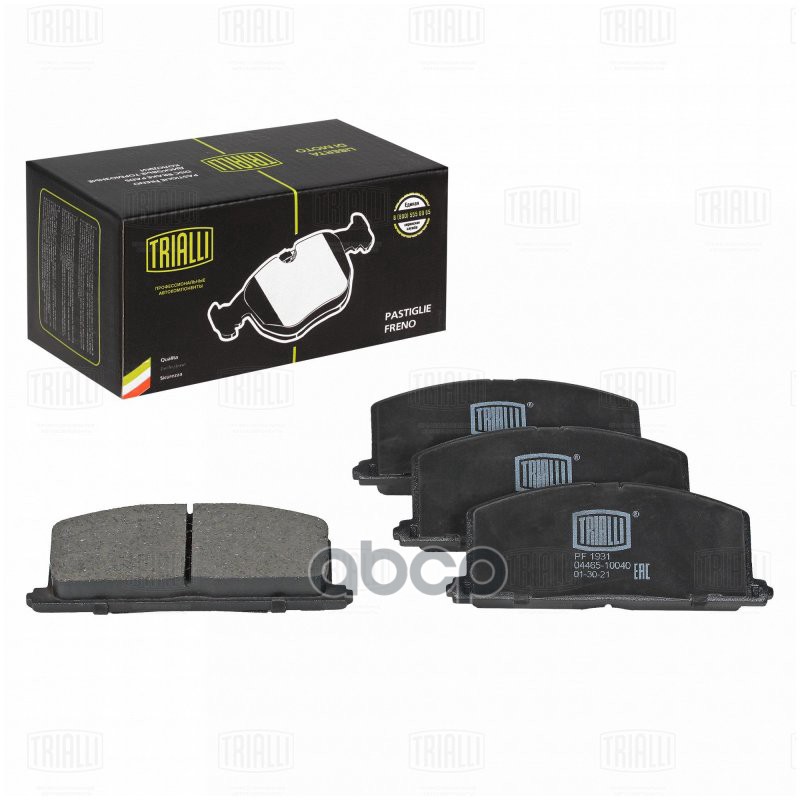 Колодки торм. Toyota Corolla (95-) диск. перед. (PF 1931) Trialli арт. PF1931