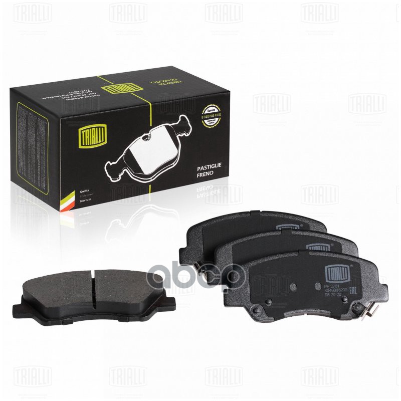 Колодки торм. Geely Atlas (16-) диск. перед. (PF 2701) Trialli арт. PF2701