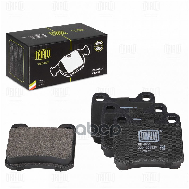 Колодки торм. Mercedes E (W124) (84-) диск. зад. (PF 4055) Trialli арт. PF4055
