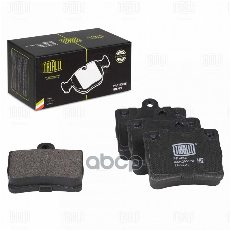 Колодки торм. Mercedes C (W202) (93-) диск. зад. (PF 4056) Trialli арт. PF4056