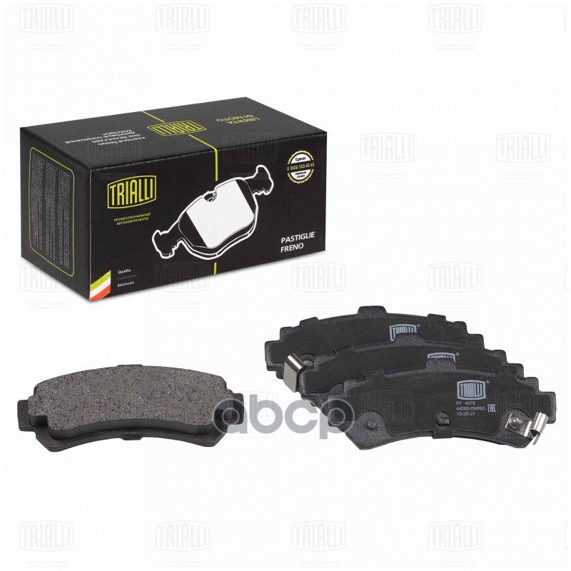 Колодки торм. Nissan Almera N15 (95-) диск. зад. (PF 4079) Trialli арт. PF4079