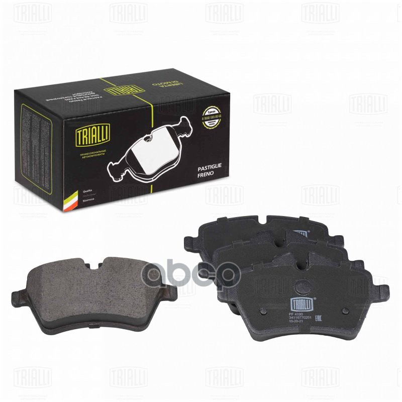Колодки торм. для а/м Mini Cooper S/D/SD (06-)/Countryman (10-) диск. перед. TRIALLI PF 4190 Trialli арт. PF 4190