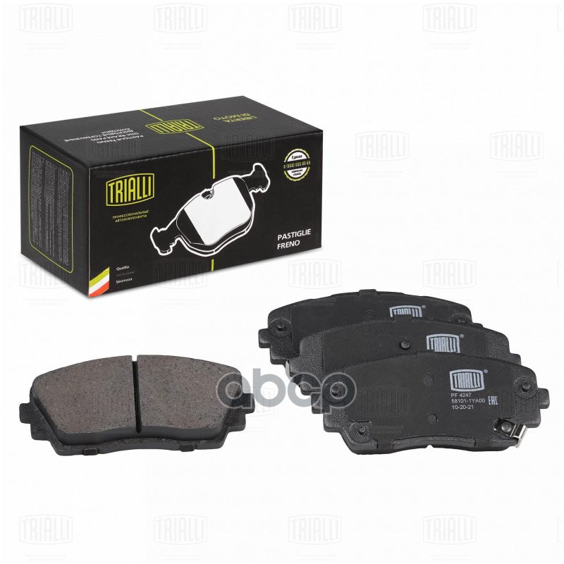 Колодки торм. для а/м Kia Picanto (11-) диск. перед. (PF 4247) Trialli арт. pf-4247