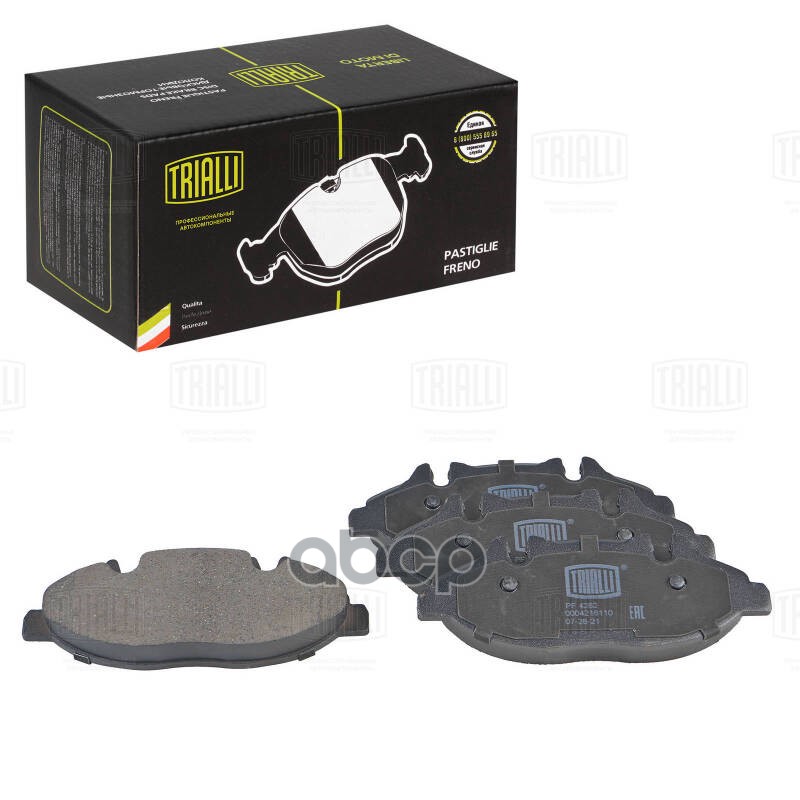 Колодки торм. Mercedes Vito/Viano (W639) (03-) диск. перед. (PF 4282) Trialli арт. PF4282