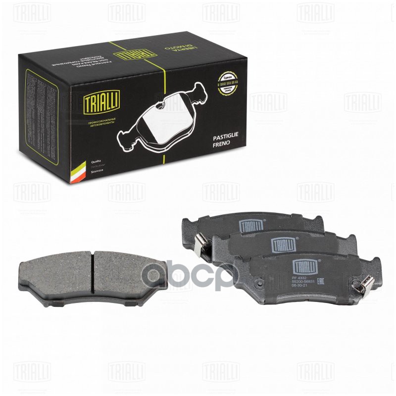 Колодки торм. Suzuki Grand Vitara (98-)/Jimny (03-) диск. перед. т/с Akebono (PF 4332) Trialli арт. PF4332