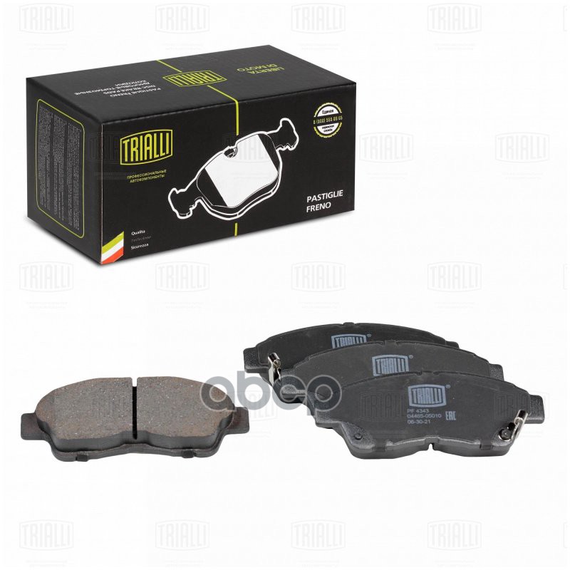 Колодки торм. Toyota Corolla (91-)/RAV4 (95-) диск. перед. (PF 4343) Trialli арт. PF4343