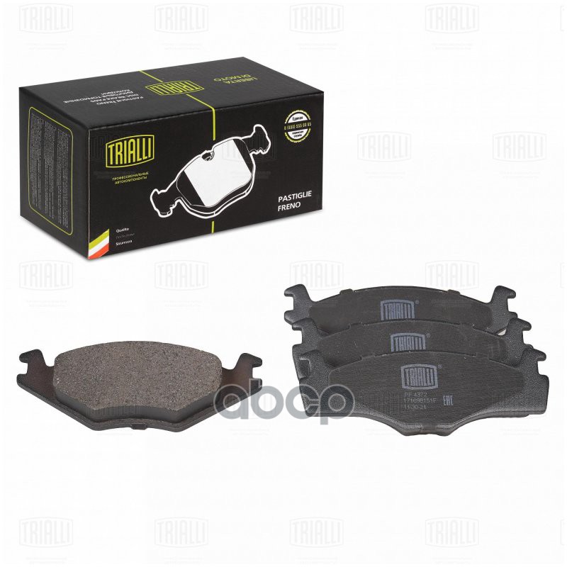 Колодки торм. для а/м VW Golf III (91-)/Vento (91-) диск. перед. (PF 4372) Trialli арт. pf-4372