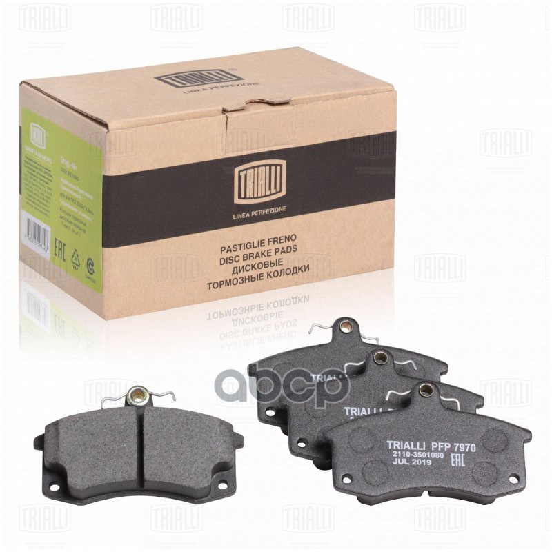 Колодки торм. Лада 2110 диск. перед. (PFP 7970) ECO Trialli арт. PFP7970