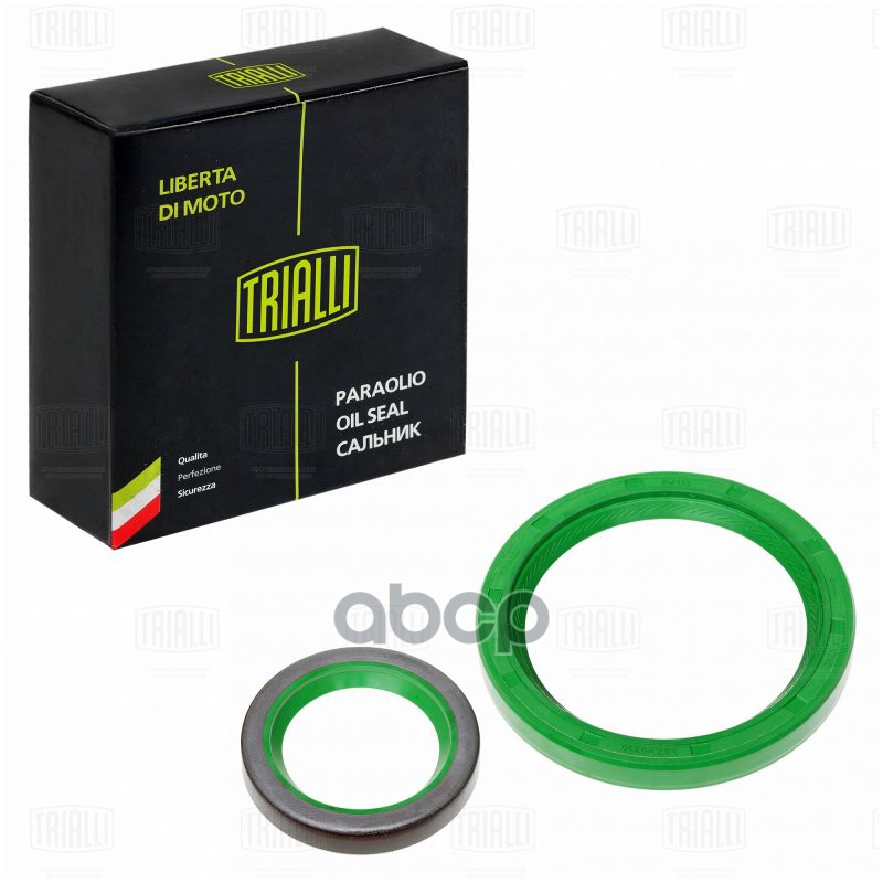 Сальник коленвала комплект 2шт перед/зад ВАЗ 2101 PM781 Trialli арт. PM781