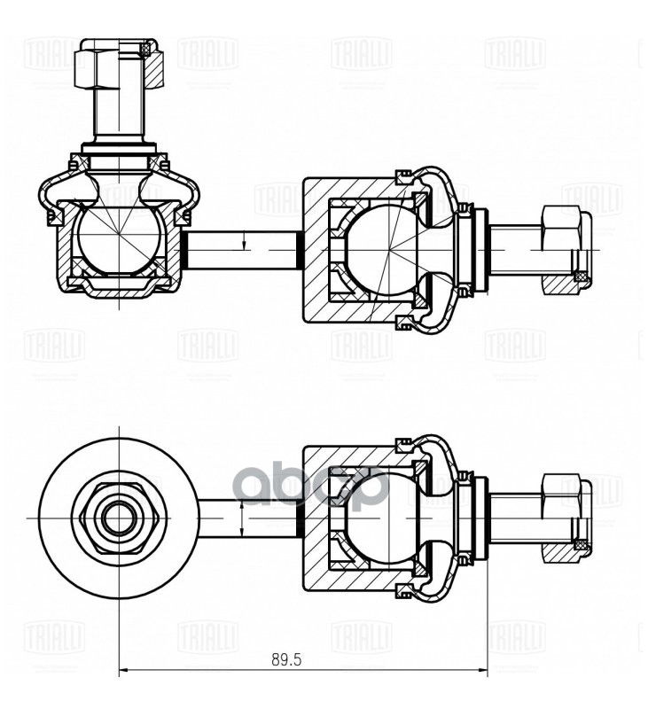 Стойка стабилизатора для а/м Kia Ceed (12-)/Optima (10-)/Sportage (10-) 2WD (задн.лев.) (SP 0829) Trialli арт. SP0829